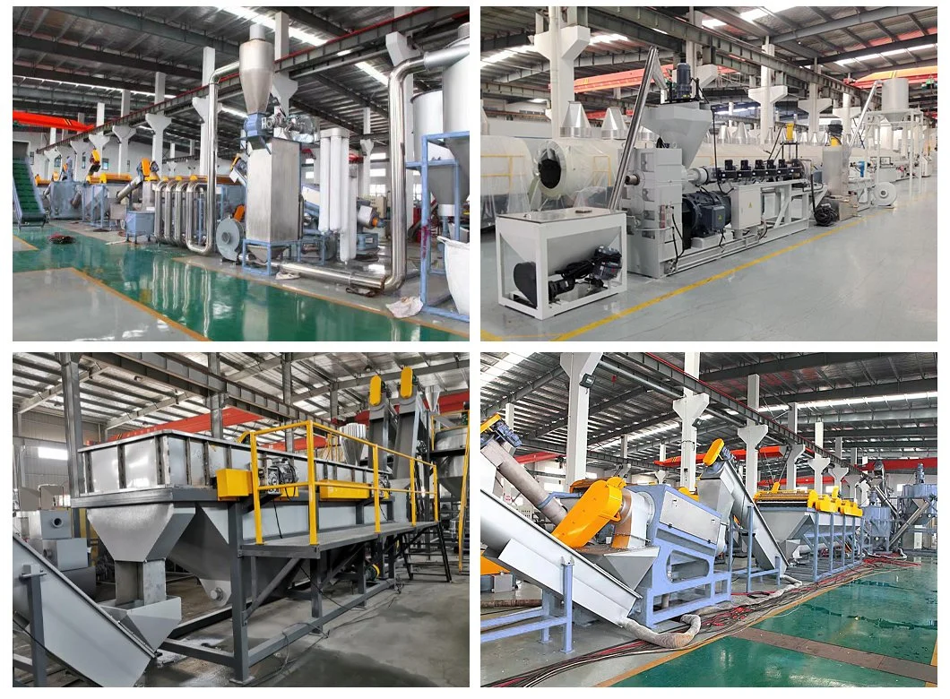 Reliable and Fully Automatic Granulator Extruder Machine for Recycling Crushed Washed Package Foam