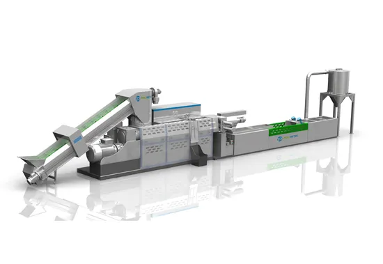 Kunststoffabfälle, die PE/PP/PS/EPS-Einkaufstasche-Folienflocken-Einzelschnecken-Einzel-Doppelstufen-Pelletiermaschine aus Kunststoff aufbereiten
